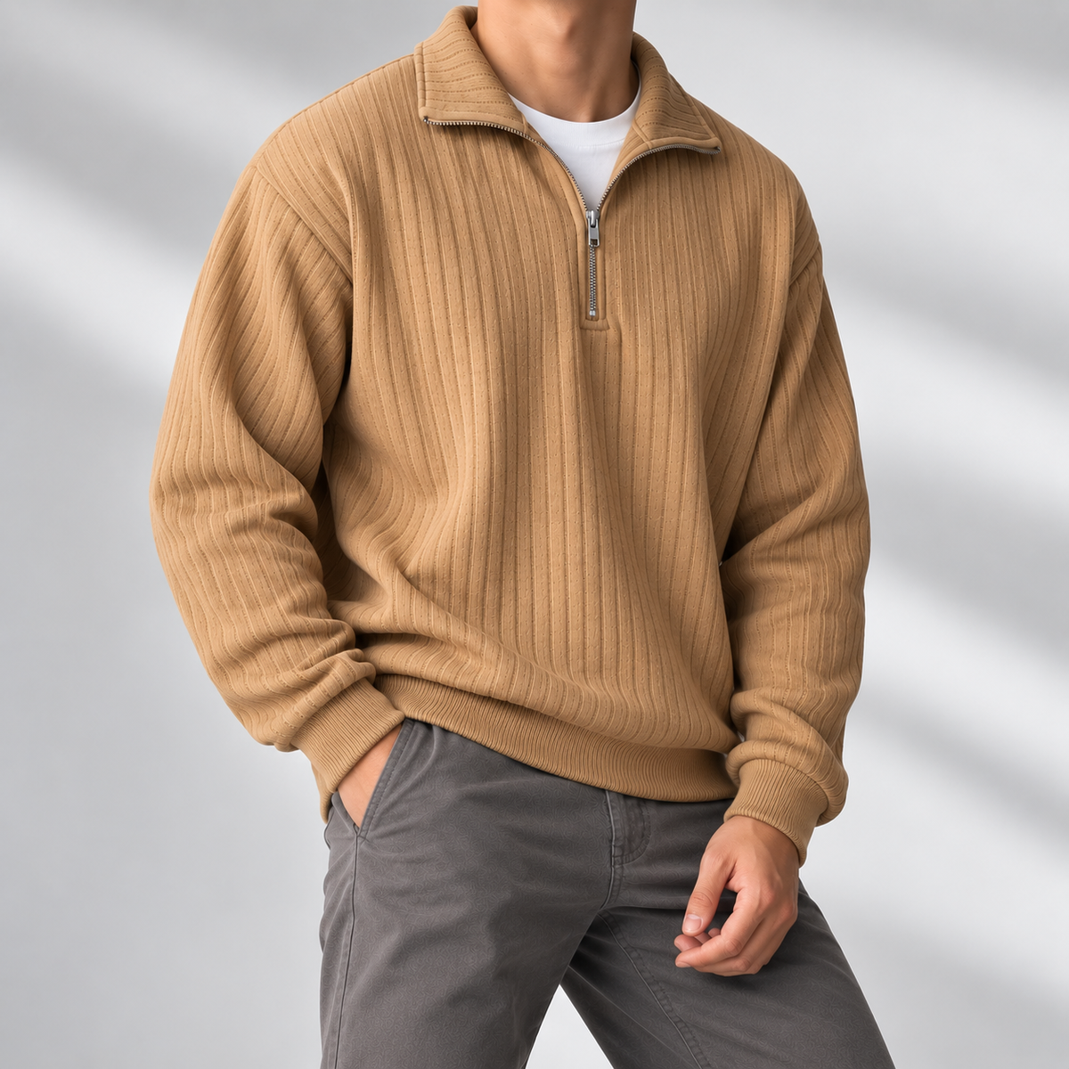 Sutton Quarter Zip Sweater