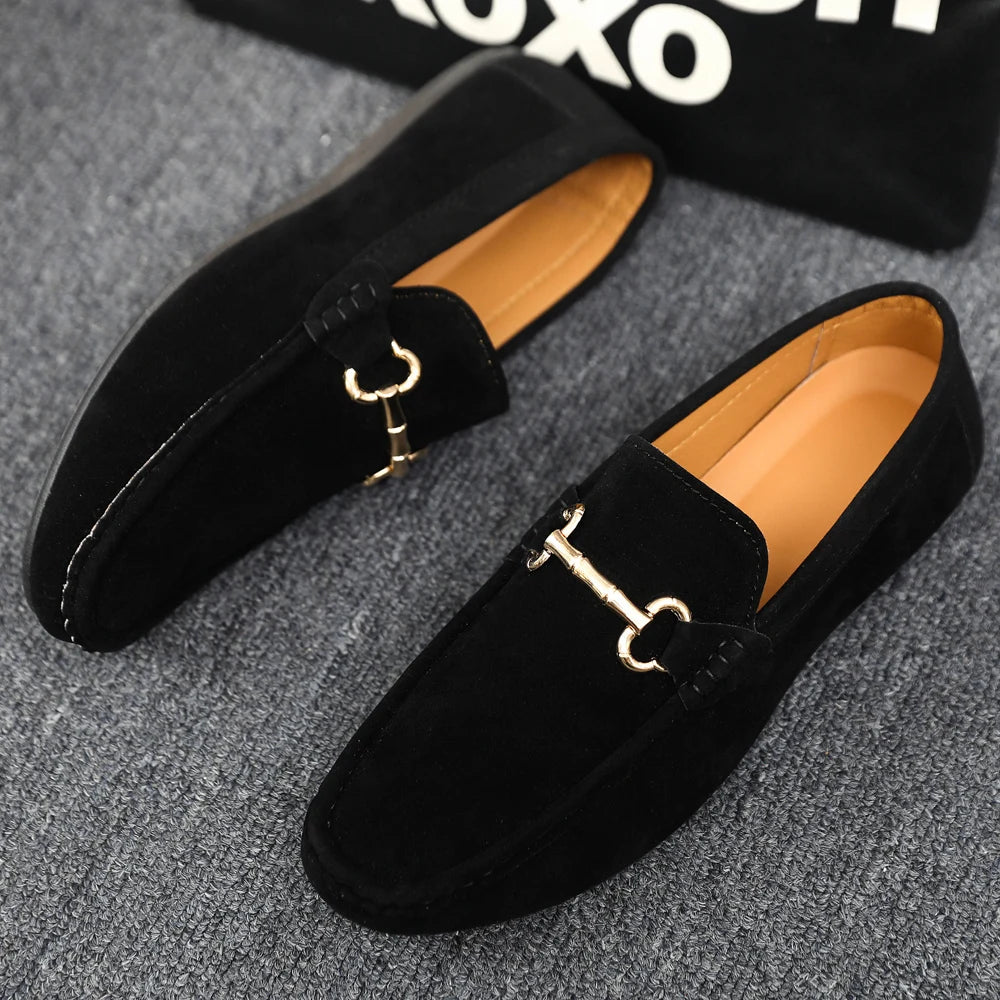 Pienza Suede Bit Loafers