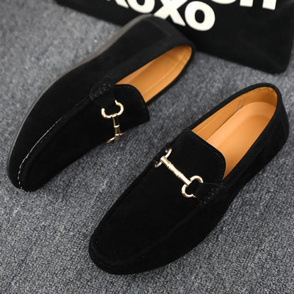 Pienza Suede Bit Loafers