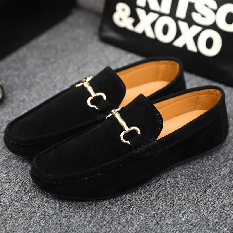 Pienza Suede Bit Loafers