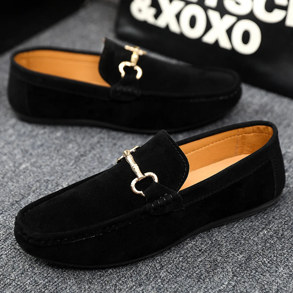 Pienza Suede Bit Loafers
