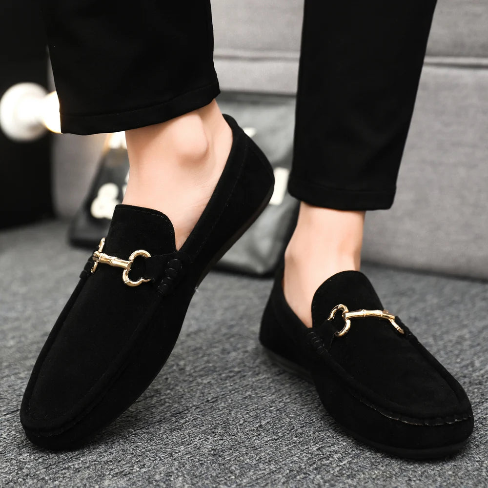 Pienza Suede Bit Loafers