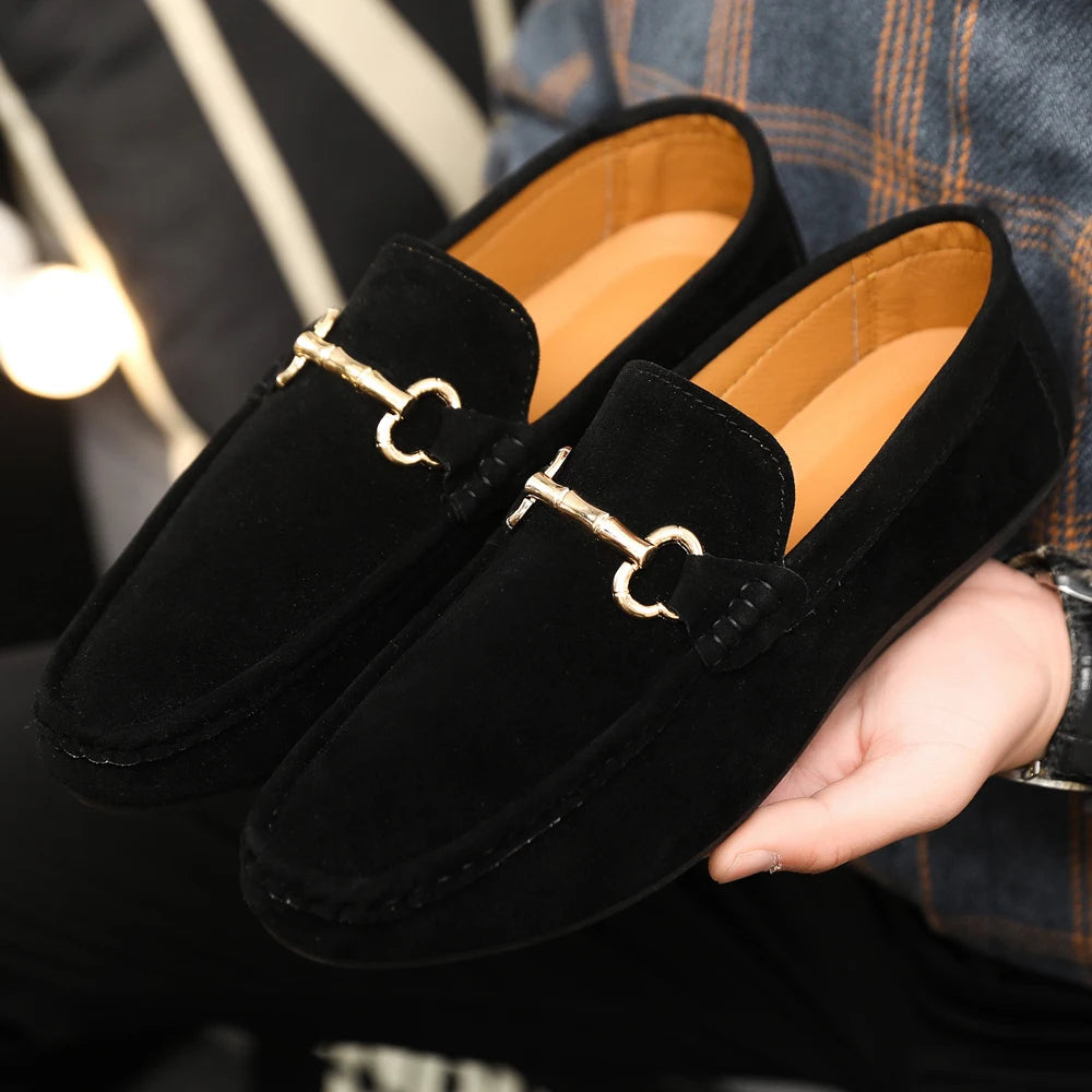 Pienza Suede Bit Loafers